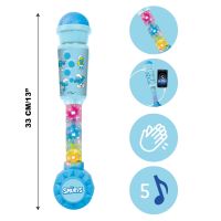 Lexibook Svietiace trendy mikrofón Šmolkovia s melódiami 3