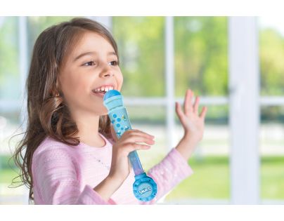 Lexibook Svietiace trendy mikrofón Šmolkovia s melódiami