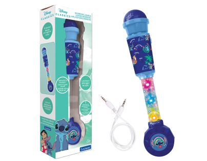 Lexibook Svietiace trendy mikrofón Stitch s melódiami