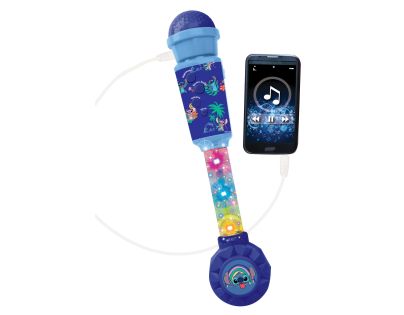 Lexibook Svietiace trendy mikrofón Stitch s melódiami