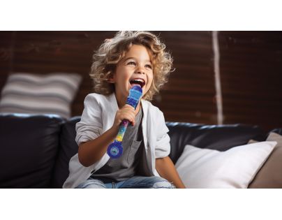 Lexibook Svietiace trendy mikrofón Stitch s melódiami