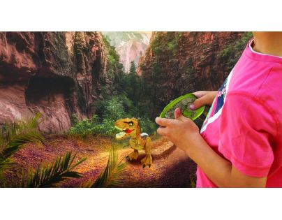 Lexibook T-Rex na diaľkové ovládanie s dymovými efektmi