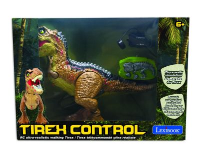 Lexibook T-Rex na diaľkové ovládanie s dymovými efektmi