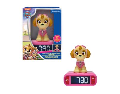 Lexibook Tlapková patrola Budík so svietiacou figúrkou
