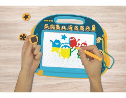 Lexibook Viacfarebná kresliaca tabuľka Mimoni s pečiatkami