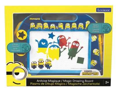 Lexibook Viacfarebná kresliaca tabuľka Mimoni s pečiatkami