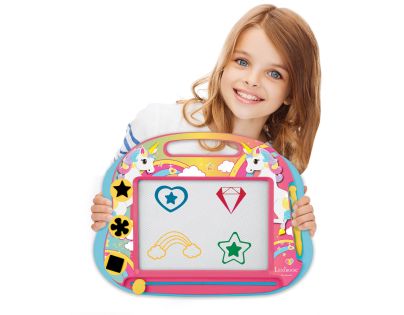Lexibook Viacfarebná kresliaca tabuľka Jednorožec s pečiatkami