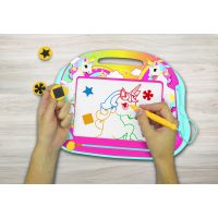 Lexibook Viacfarebná kresliaca tabuľka Jednorožec s pečiatkami 6