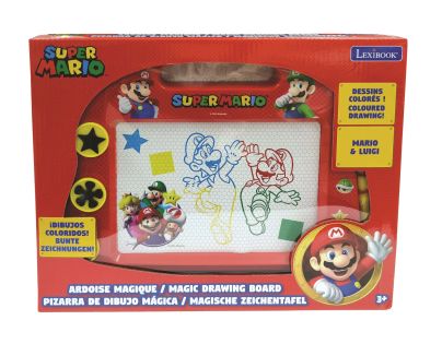 Lexibook Viacfarebná kresliaca tabuľka Super Mario s pečiatkami