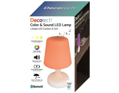 Lexibook Vodeodolný reproduktor v tvare stolnej lampy s LED