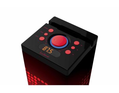 Lexibook Výkonný Bluetooth vežový reproduktor s mikrofónom a svetelnými efektmi