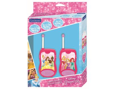 Lexibook Vysielačky Disney princeznej s dosahom 200 m