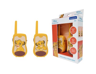 Lexibook Vysielačky Leví kráľ s dosahom 200 m