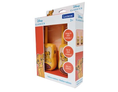 Lexibook Vysielačky Leví kráľ s dosahom 200 m