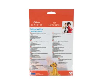 Lexibook Vysielačky Leví kráľ s dosahom 200 m