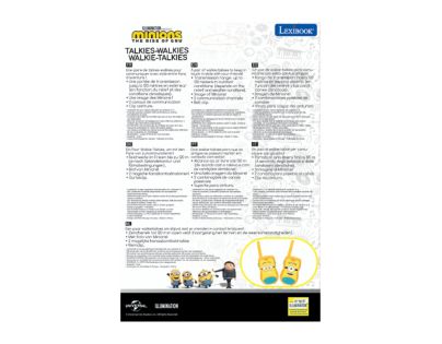 Lexibook Vysielačky Mimoni s dosahom 200 m