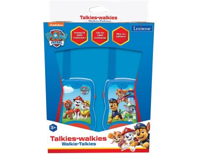 Lexibook Vysielačky s dosahom 120 metrov Paw patrol