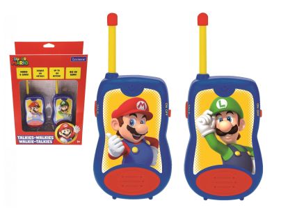 Lexibook Vysielačky Super Mario s dosahom 200 m