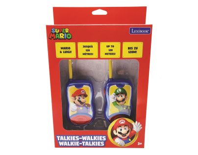 Lexibook Vysielačky Super Mario s dosahom 200 m