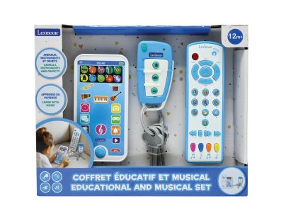 Lexibook Vzdelávací mobilný telefón, diaľkové ovládanie a kľúčenka