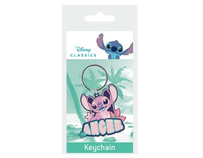 Pyramid International Lilo a Stitch Gumová kľúčenka Angel