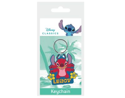 Pyramid International Lilo a Stitch Gumová kľúčenka Leroy