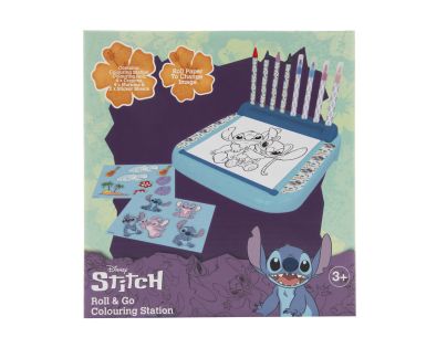 Lilo a Stitch stojan s omaľovánkami a farbami