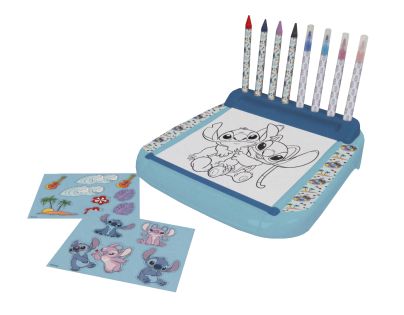 Lilo a Stitch stojan s omaľovánkami a farbami