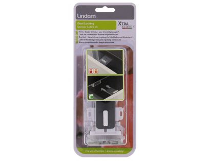 Lindam Dvojitá bezpečnostní zábrana na šuplíky 4ks Xtra Guard