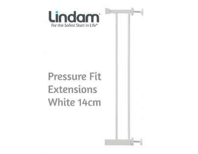 Lindau Rozšírenie detskej zábrany Sure Shut a Easy Fit 14 cm biela