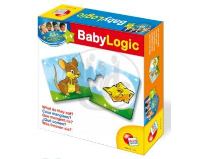 Baby genius baby logik Lisciani Giochi - Co zvířátka jedí?