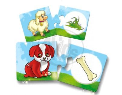 Baby genius baby logik Lisciani Giochi - Co zvířátka jedí?