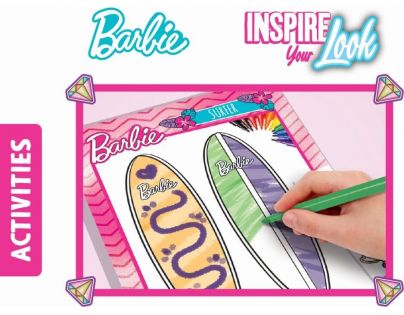Liscianigiochi Barbie Sketch Book inšpiruj svoj vzhľad
