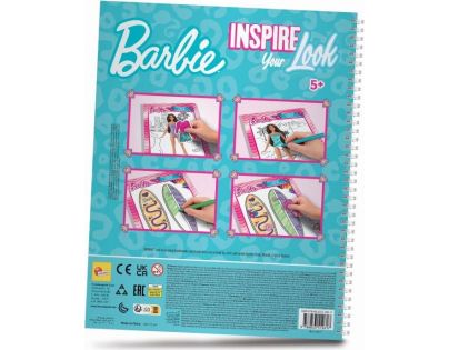 Liscianigiochi Barbie Sketch Book inšpiruj svoj vzhľad