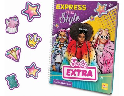 Liscianigiochi Barbie Sketch Book vyjadri svoj štýl