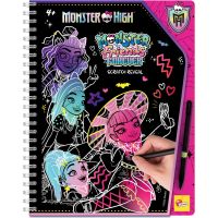 Liscianigiochi Monster High Vyškrabávacie omaľovánky Kamarátky navždy