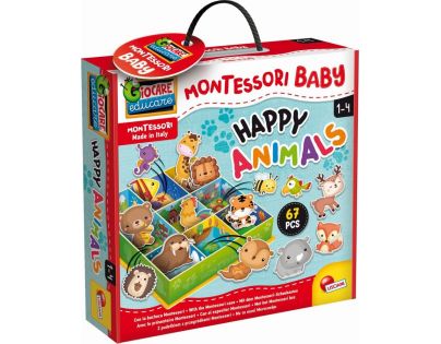 Liscianigiochi Montessori baby krabička Šťastné zvieratká
