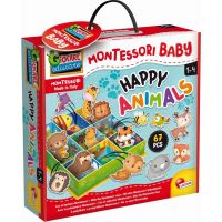 Liscianigiochi Montessori baby krabička Šťastné zvieratká