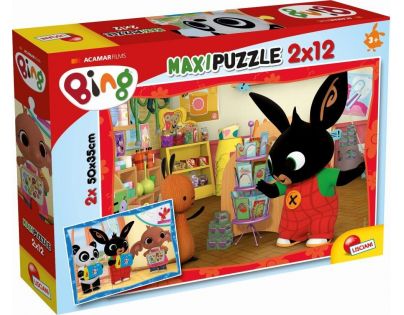 Liscianigiochi Puzzle Bing 2 x 12 dielikov