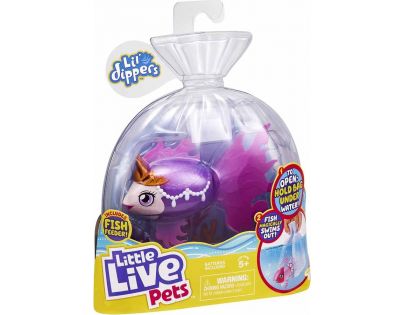 Little Live Pets Plávajúce rybka fialová Sea Queen