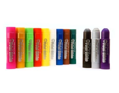 Little Brian Paint Sticks metalické farby 12-pack - Poškodený obal