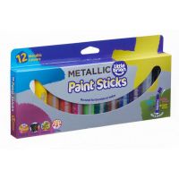 Little Brian Paint Sticks metalické farby 12-pack
