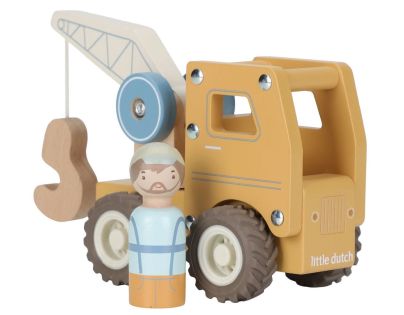 Little Dutch Autožeriav drevený