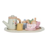 Little Dutch Čajový set drevený s kvetinovou potlačou 3