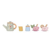 Little Dutch Čajový set drevený s kvetinovou potlačou 6