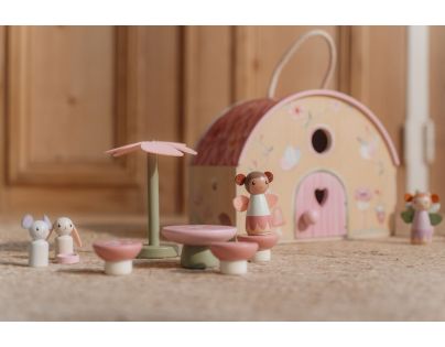 Little Dutch Domček pre víly drevený prenosný Fairy Garden