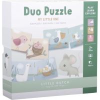 Little Dutch Puzzle duo Kvety a motýle 10 dielikov