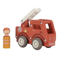 Little Dutch Hasičské auto drevené 3