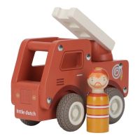 Little Dutch Hasičské auto drevené 4