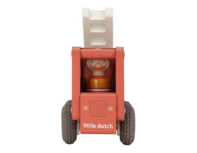 Little Dutch Hasičské auto drevené